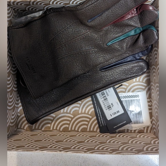 Mens BRAND NEW Ted Baker Leather Gloves - Picture 2 of 5